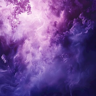 梦幻紫色烟雾抽象背景图