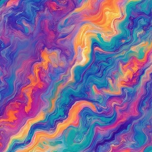 梦幻炫彩流体艺术纹理