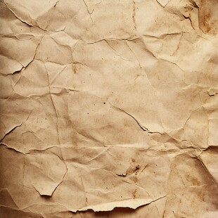 复古皱巴巴的旧纸张纹理