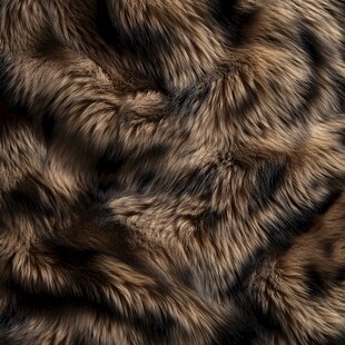 逼真虎纹毛绒纹理特写