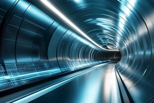 未来感科技隧道场景