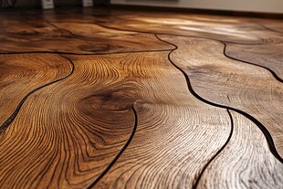 独特纹理的艺术木地板