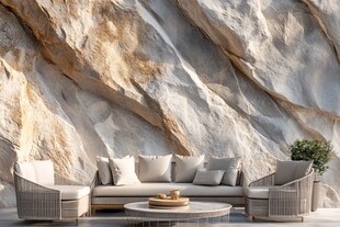 石景前的舒适户外休闲空间