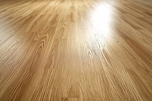 光滑木纹地板特写