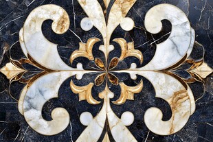 奢华大理石拼花瓷砖图案