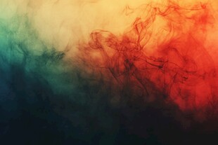 彩色烟雾抽象背景图