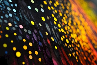 梦幻多彩斑点艺术纹理