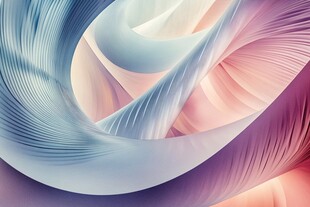 梦幻流体渐变抽象艺术图案