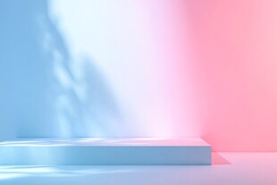 梦幻渐变背景的展示平台