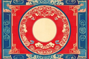 中式传统复古花纹装饰背景