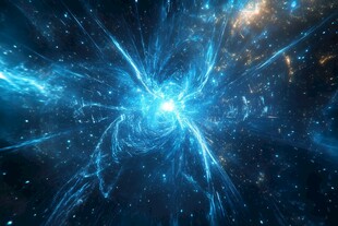 梦幻宇宙能量爆发景象