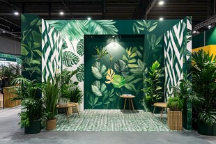 热带绿植风室内装饰空间