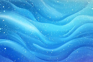 梦幻蓝色星空波浪背景