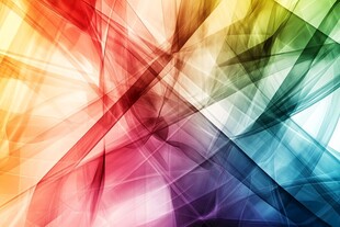 绚丽多彩线条抽象背景图