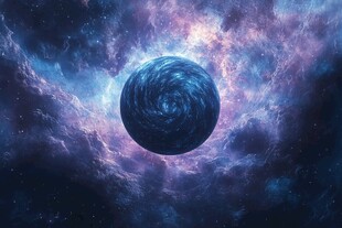 梦幻宇宙中的神秘蓝色星球