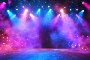 梦幻炫彩舞台灯光效果