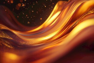 流动金波 闪耀动感画面