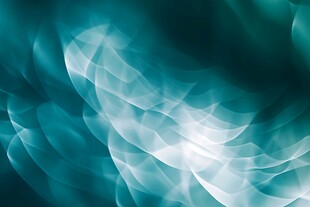 蓝绿色动感抽象光影背景