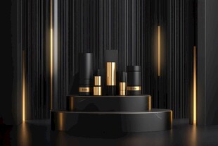 黑金风展示台 尽显奢华质感