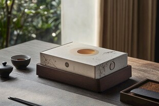 中式雅致茶盒与茶具组合