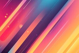 绚丽多彩线条背景图