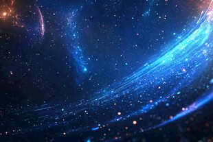 梦幻星空宇宙粒子景象