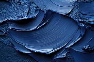 深蓝油彩纹理艺术画面