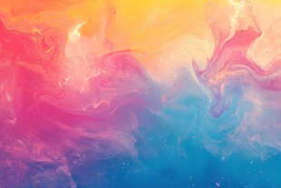 梦幻绚丽色彩流体艺术图