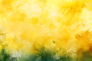 梦幻黄色水彩背景纹理