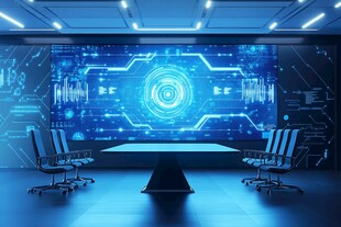 科技感会议室与未来感大屏