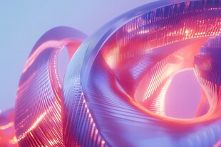 炫彩3D流线艺术形态