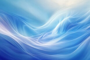 梦幻蓝色流动波纹背景
