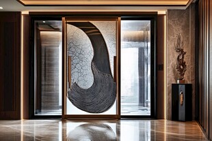 现代奢华入户门室内设计