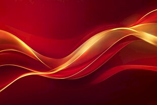 红色动感流光背景图