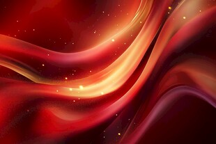 红色炫彩动感线条背景图