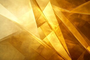 金色几何抽象炫酷背景图