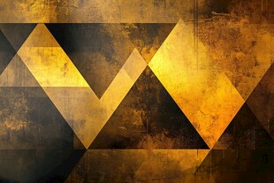 几何黑金抽象艺术背景图