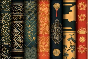 日式传统纹样图案集合