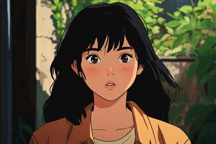 动漫风少女的惊讶瞬间