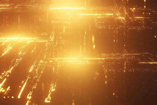 金色科技光效未来感背景