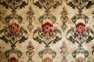 复古花卉图案壁纸纹理