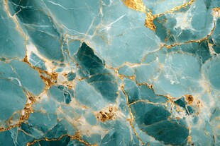 蓝金大理石纹理背景