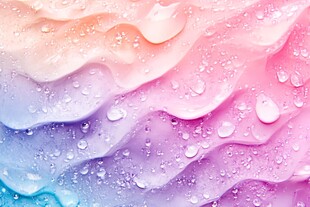 梦幻渐变水滴纹理背景图