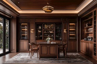 中式典雅茶室尽显东方韵味