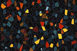 彩色碎瓷片图案背景
