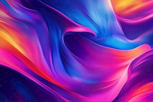 梦幻炫彩流体艺术背景