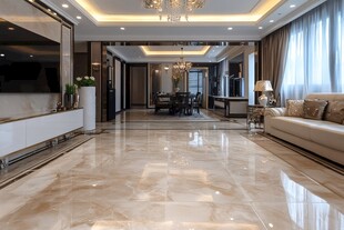 豪华大气现代风客厅全景