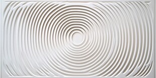 白色环形纹理浮雕图案