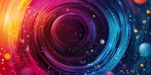 炫彩梦幻漩涡宇宙背景图