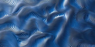 蓝色波纹抽象纹理背景
